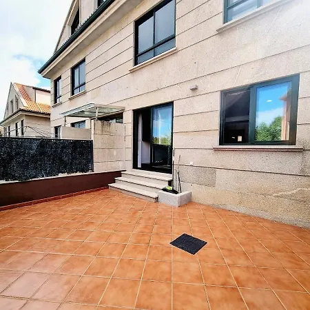 Con Terraza Y Piscina Lägenhet Ribeira