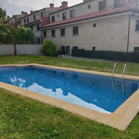 Con Terraza Y Piscina Lägenhet *