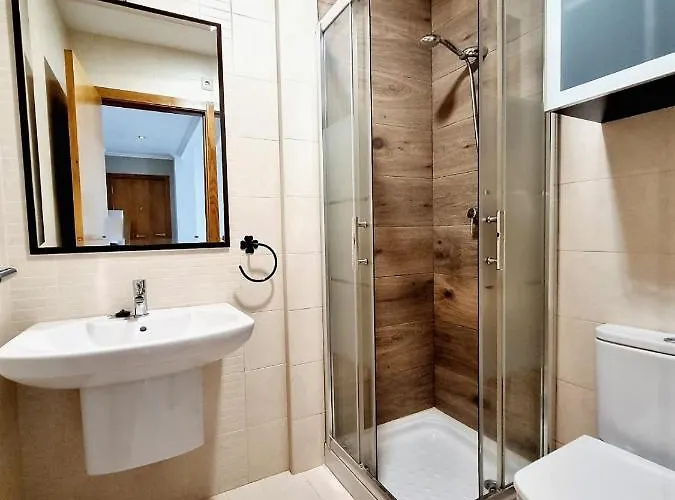 Con Terraza Y Piscina アパート *