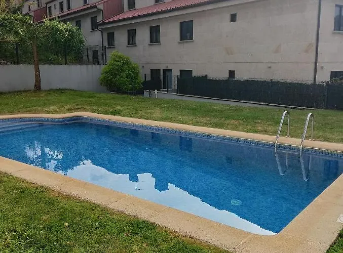 Con Terraza Y Piscina アパート *